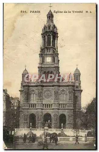 Cartes postales Paris Eglise de la Trinite