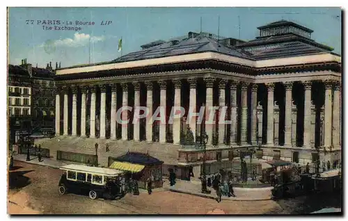 Cartes postales Paris La Bourse