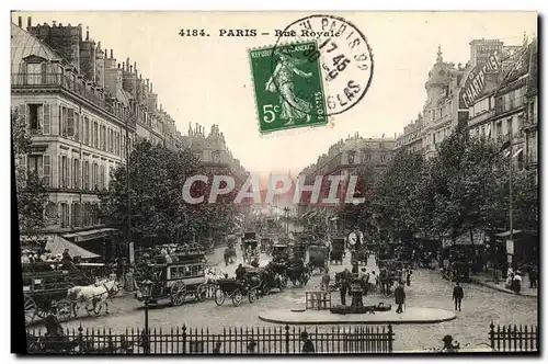 Cartes postales Paris Rue Royale