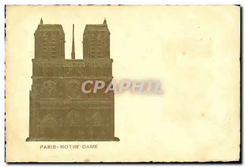 Cartes postales Paris Notre Dame