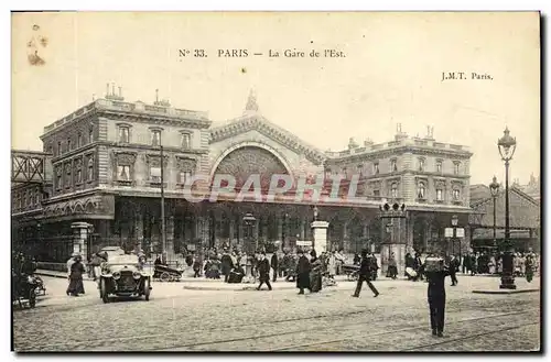 Cartes postales Paris La Gare de L Est