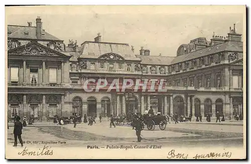 Cartes postales Paris Palais Royal Consell d Elat
