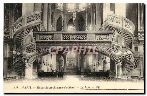 Ansichtskarte AK Paris Eglise Saint Etienne du Mont Le jube