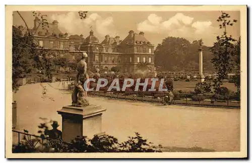 Cartes postales Paris Jardin et palais du Luxembourg