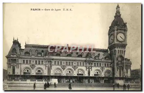 Cartes postales Paris Gare de Lyon