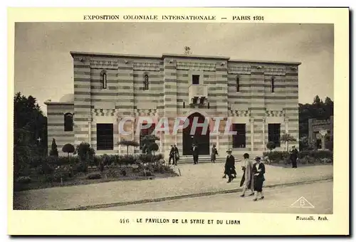 Ansichtskarte AK Paris Exposition Coloniale Internationale 1931 Le pavillon de la Syrie et du Liban