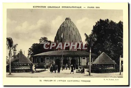 Ansichtskarte AK Paris Exposition Coloniale Internationale 1931 Pavillon de l Afrique Equatoriale Francaise