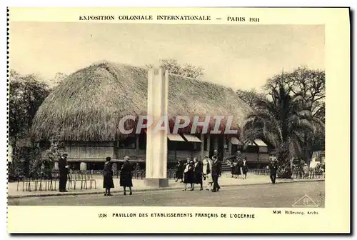 Ansichtskarte AK Paris Exposition Coloniale Internationale Pavillon Des etablissements francais de l Oceanie