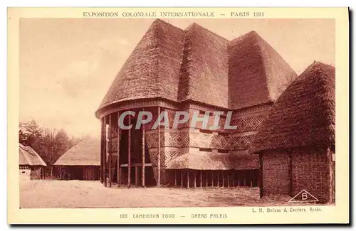 Cartes postales Paris Exposition Coloniale Internationale 1931 Cameroun Togo Grand palais