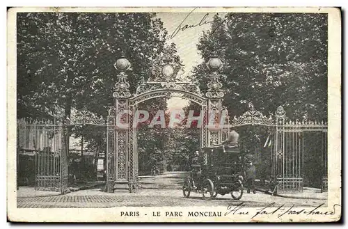 Cartes postales Paris Le Parc Monceau