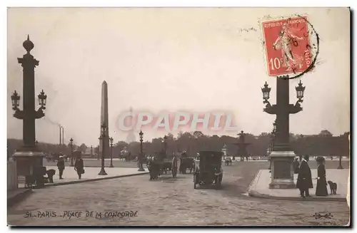Cartes postales Paris Place De Concorde