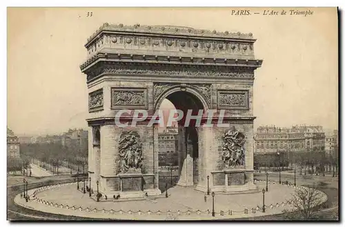 Ansichtskarte AK Paris L Arc Trimophe de L Etoile