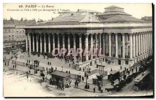 Ansichtskarte AK Paris La Bourse par Brongniart et Labarre