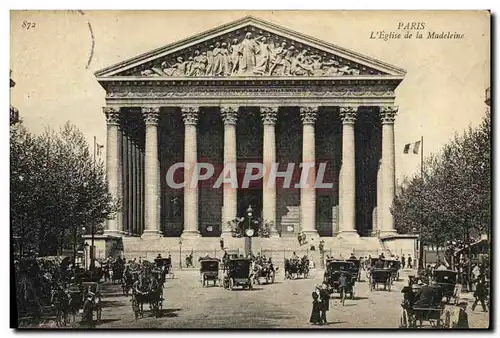 Cartes postales Paris L Eglise de la Madeline