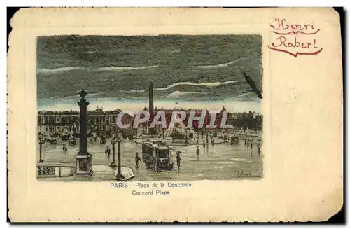 Cartes postales Paris Place de la Concorde