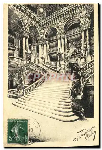 Cartes postales Paris L Opera le Grand Escalier