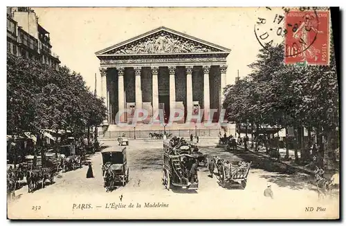 Cartes postales Paris L Eglise de la Madeleine