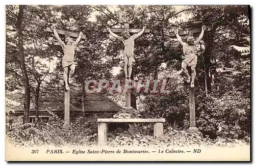 Cartes postales Paris Eglise Saint Pierre De Montmartre Le Calvaire