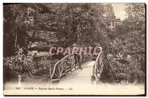 Cartes postales Paris Square Saint Pierre