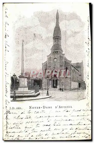 Cartes postales Paris Notre Dame D Auteuil