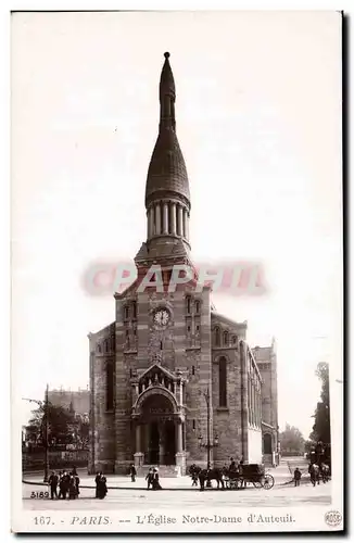 Ansichtskarte AK Paris Notre Dame Eglise D Auteuil