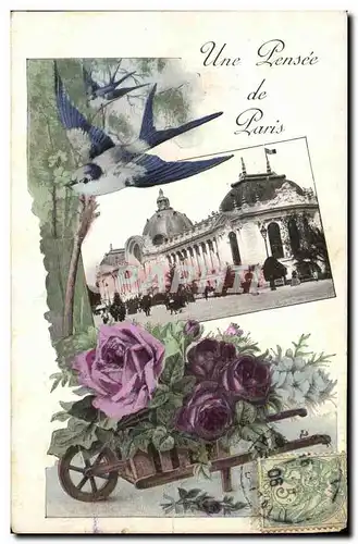 Cartes postales Une Pensee de Paris