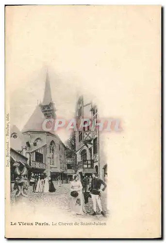 Cartes postales Le Vieux Paris Le Chevet de Saint Julien