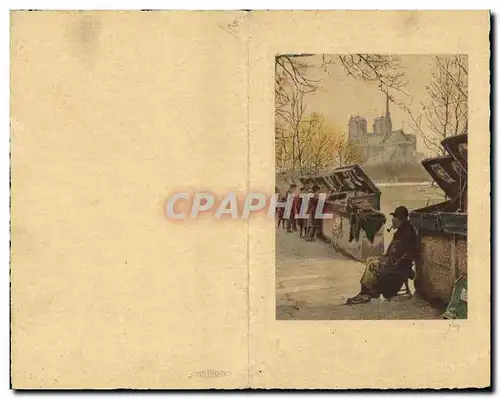 Cartes postales Paris Notre Dame Bouquiniste