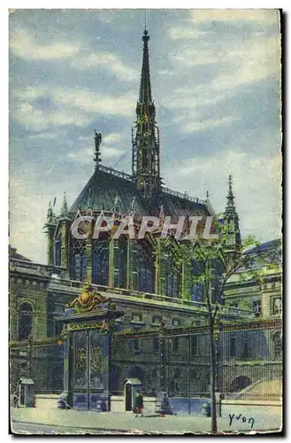 Ansichtskarte AK Paris En Flanant La Sainte Chapelle