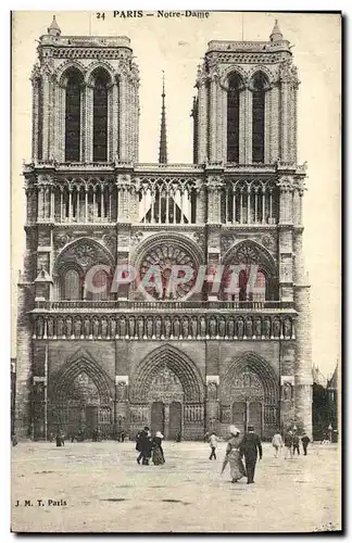 Cartes postales Paris Notre Dame