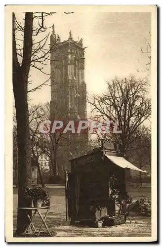 Cartes postales Paris En Flanant Marchande de Fleurs Place du Chatelet