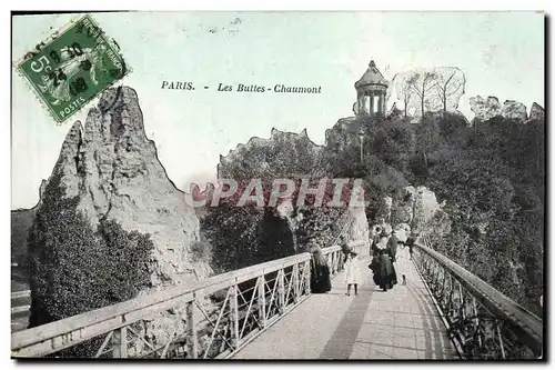 Cartes postales Paris Les Buttes Chaumont