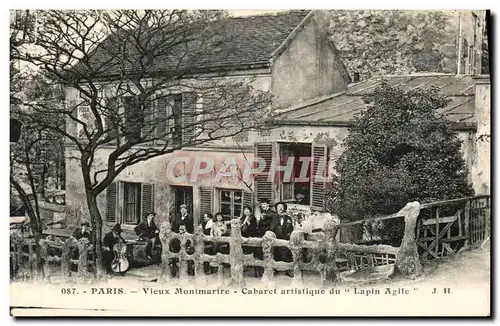 Ansichtskarte AK Paris Vieux Montmartre Cabaret Artistique du Lapin Agile