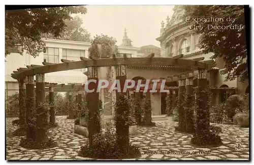 Cartes postales Jardin Du Pavillon De Nice Exposition des Arts decoratifs Paris