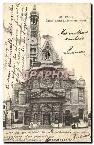 Cartes postales Paris Eglise Saint Etienne Du Mont