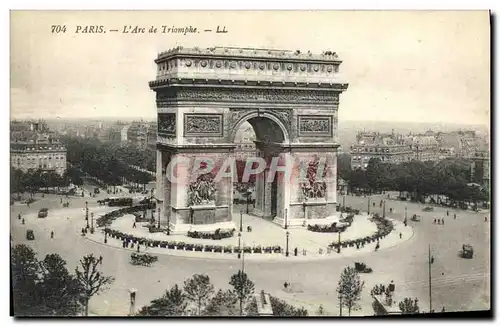 Cartes postales Paris L Arc De Triomphe