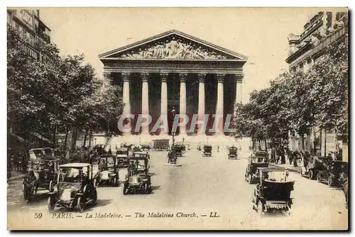 Ansichtskarte AK Paris La Madeleine Automobile