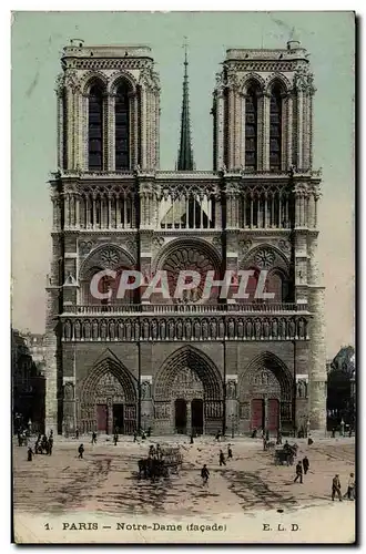 Cartes postales Paris Notre Dame