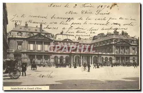 Cartes postales Palais Royal Et Conseil d Etat Paris