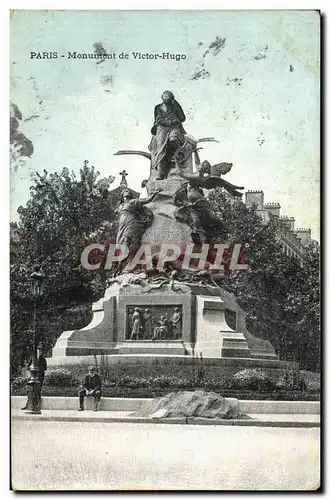 Cartes postales Paris Monument de Victor Hugo