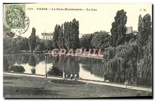 Ansichtskarte AK Paris Le Parc Montsouris Le Lac