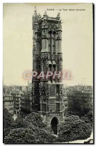 Cartes postales Paris La Tour Saint Jacques