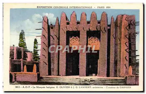 Ansichtskarte AK Exposition Coloniale Internationale Paris 1931 AOF La mosquee indigene