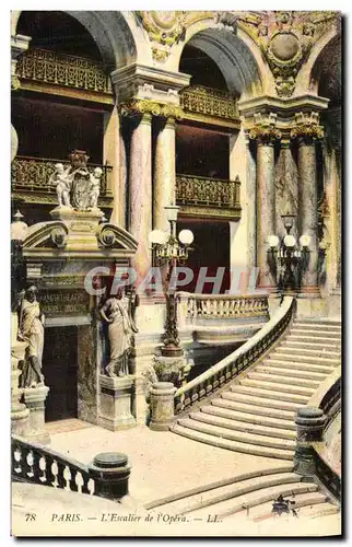 Cartes postales Paris L Escalier de L Opera