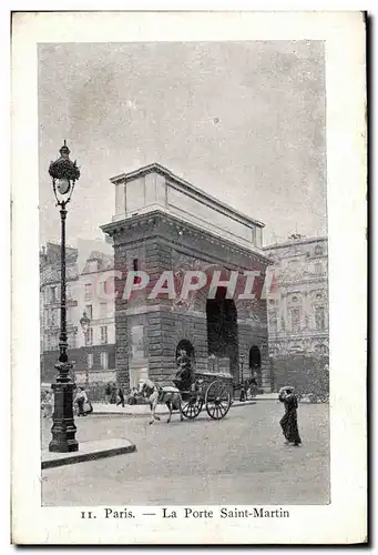 Cartes postales Paris La Porte Saint Martin