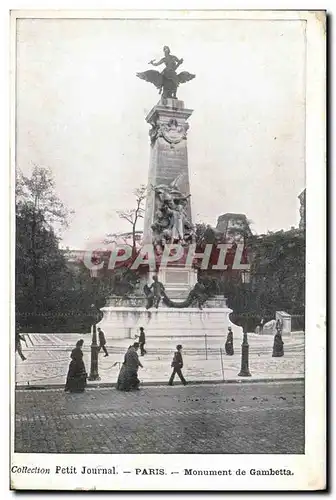 Cartes postales Paris Monument de Gambetta