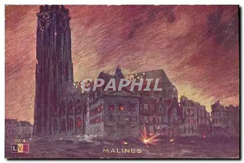 Cartes postales Malines Militaria