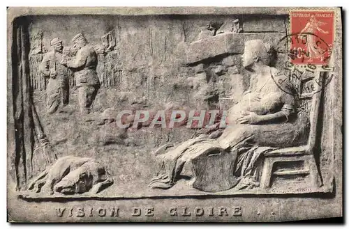 Cartes postales Vision De Gloire Militaria