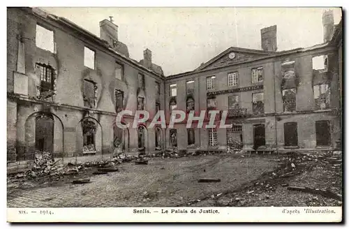 Ansichtskarte AK Senlis Le Palais de Justice Militaria