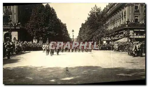 Cartes postales Fetes du 14 juillet 1919 Militaria Paris